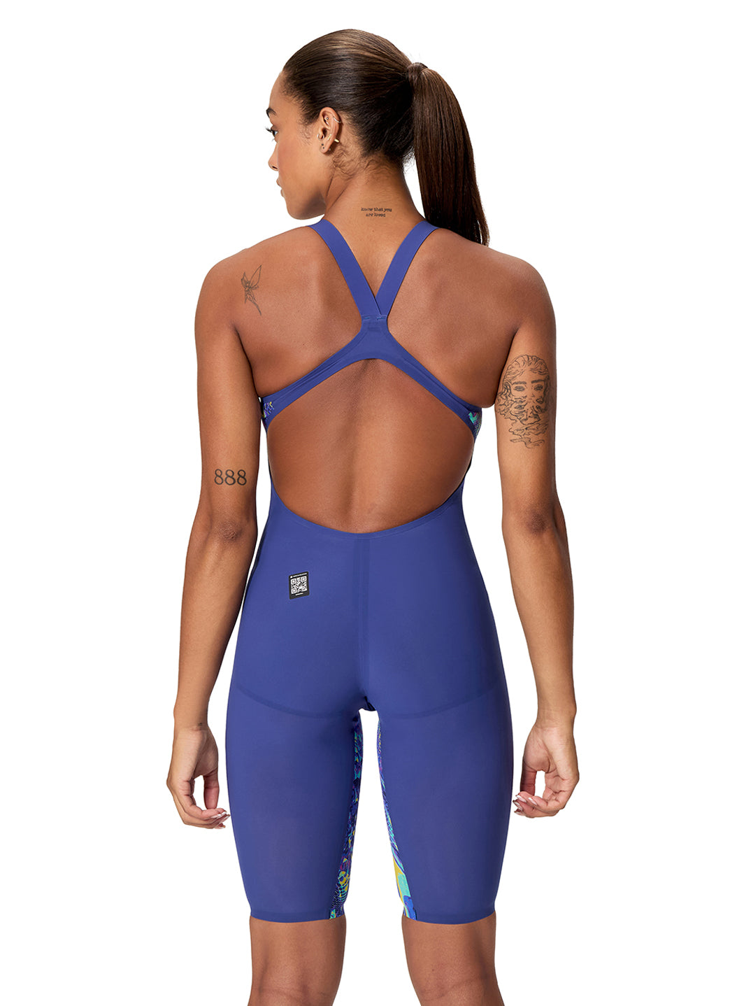 Speedo Women's Fastskin LZR Pure Valor 2.0 Printed Open Back Tech