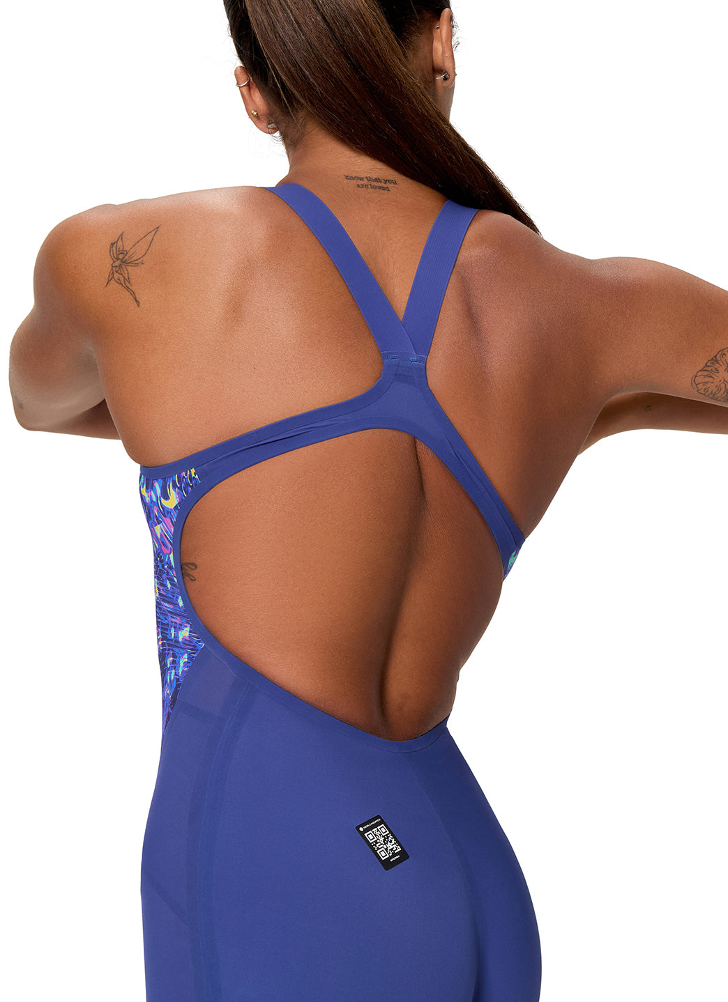 Speedo Women's Fastskin LZR Pure Valor 2.0 Printed Open Back Tech