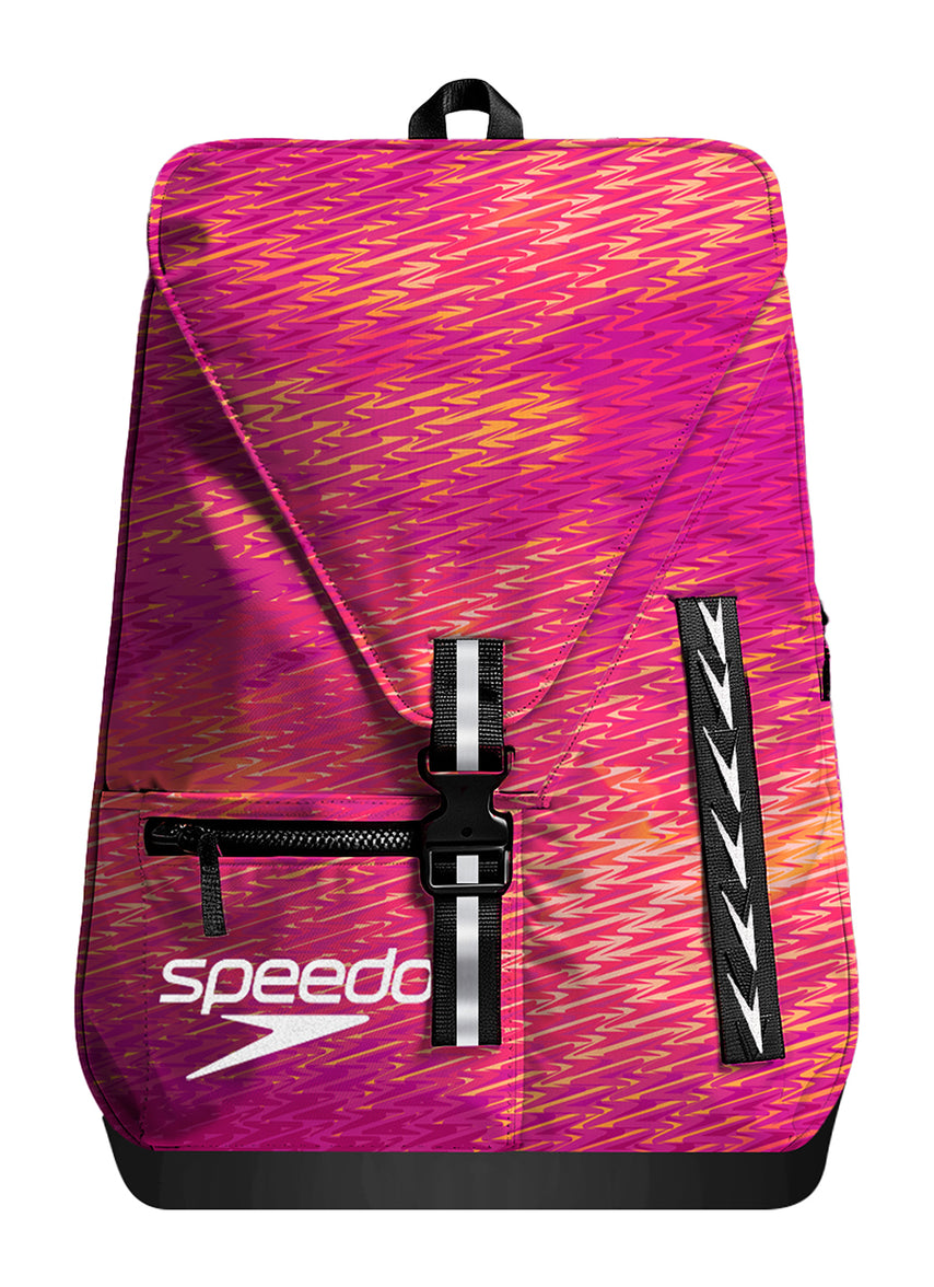 Speedo 35L Team Printed Backpack, Opaline Margarita Pink