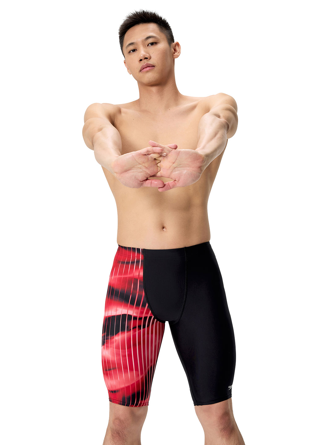 Speedo Men's Linear Lava Jammer Swimsuit at SwimOutlet.com