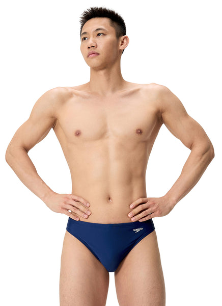 Speedo Men's Solid Endurasoft Brief Swimsuit at SwimOutlet.com