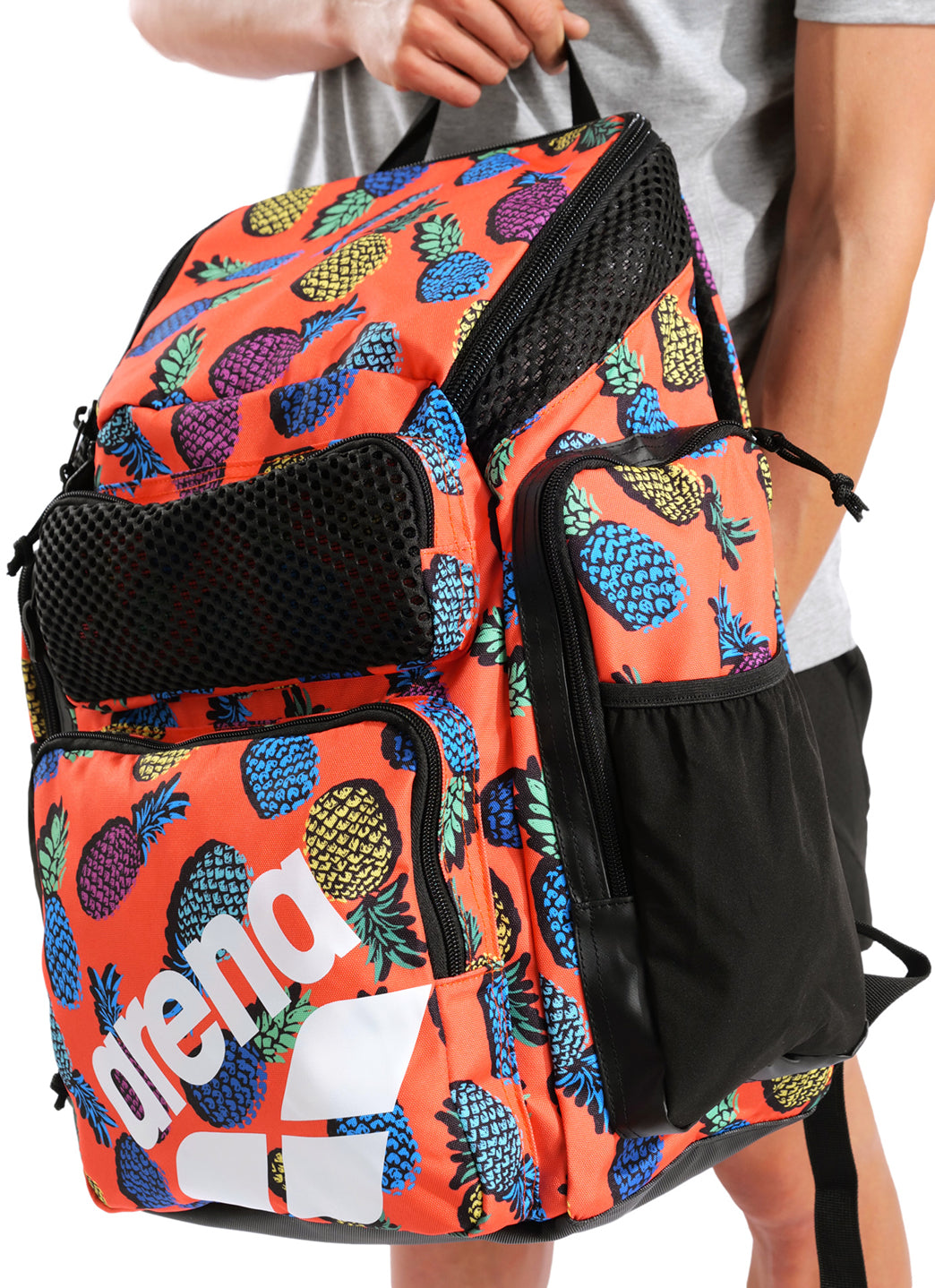 Arena One Go Pineapple Allover 45L Backpack at SwimOutlet.com