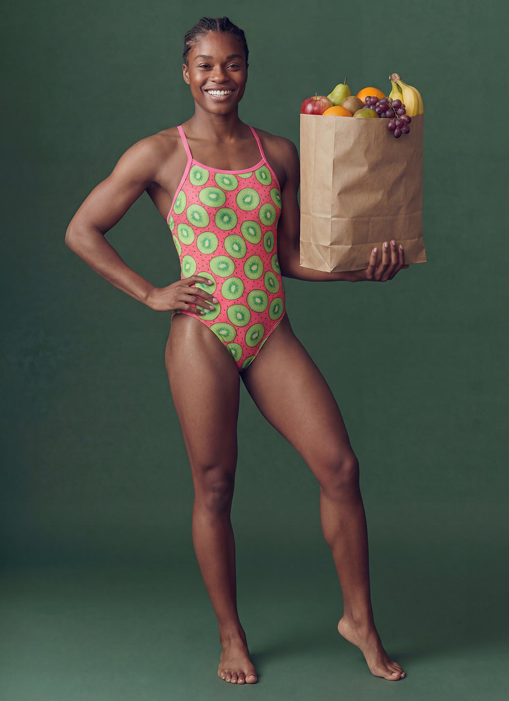 Sporti Love Kiwi Thin Strap One Piece Swimsuit (22-44) at