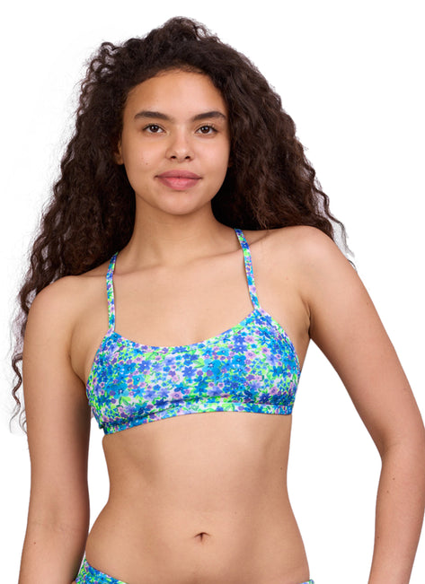 JOLYN Women's Flowerfield Jocelyn Bikini Top