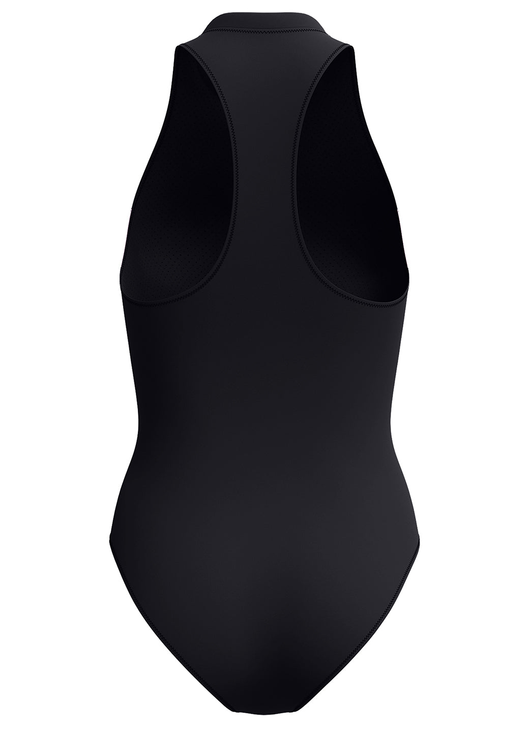 Speedo Women's Colorblock Zip Neck One Piece Swimsuit at