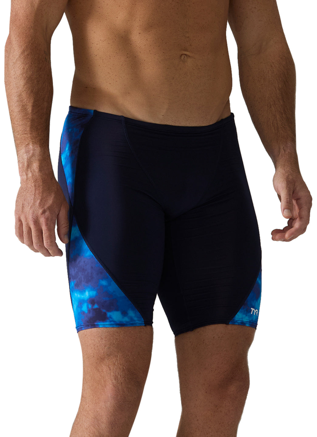 TYR Men's Miasma Durafast Lite Blade Splice Jammer Swimsuit at