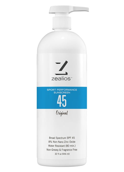 Zealios Skin Care Sport Performance SPF 45 Sunscreen Original