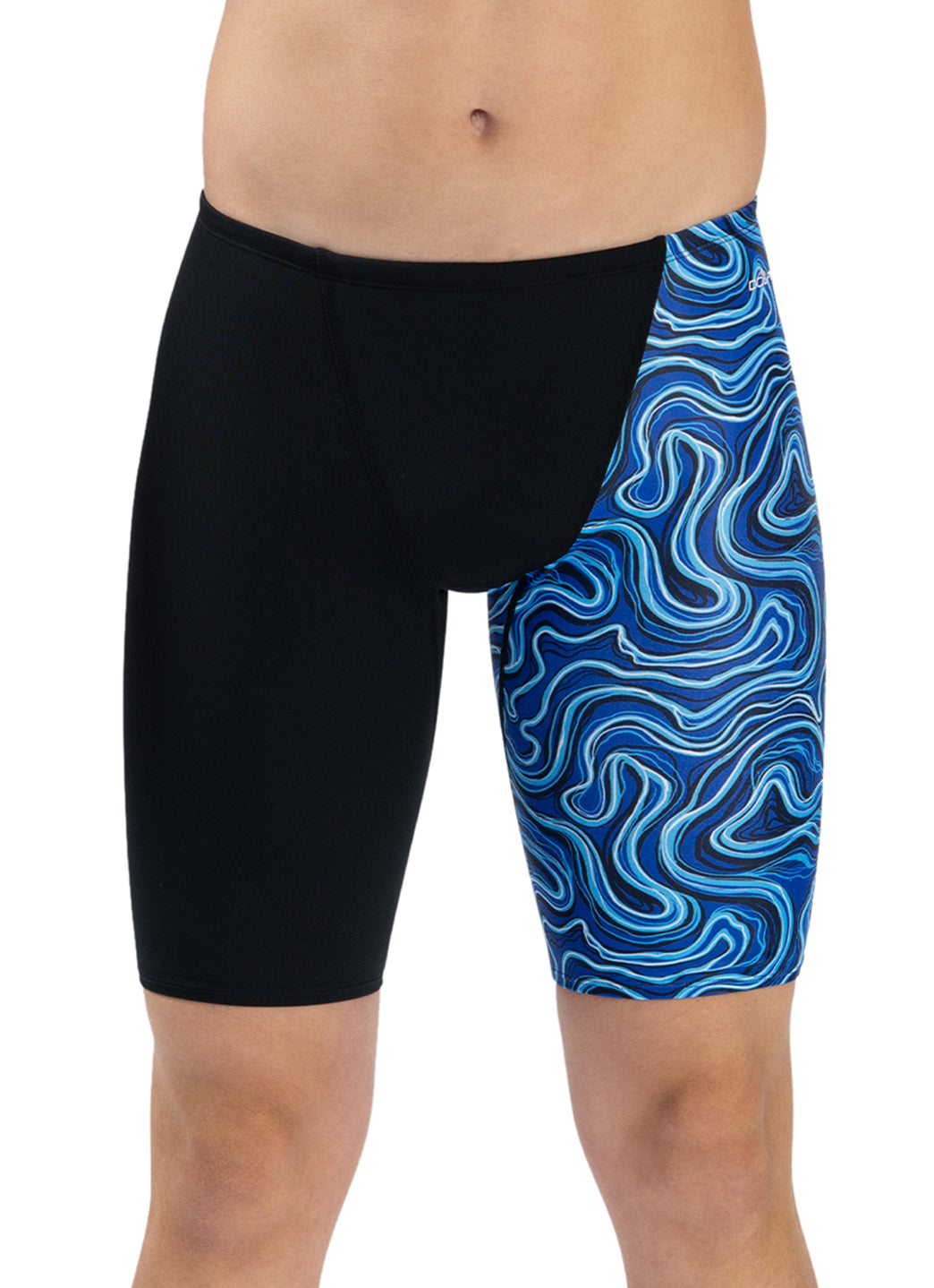 Dolfin Men's Reliance Tsunami Asymmetrical Jammer Swimsuit at