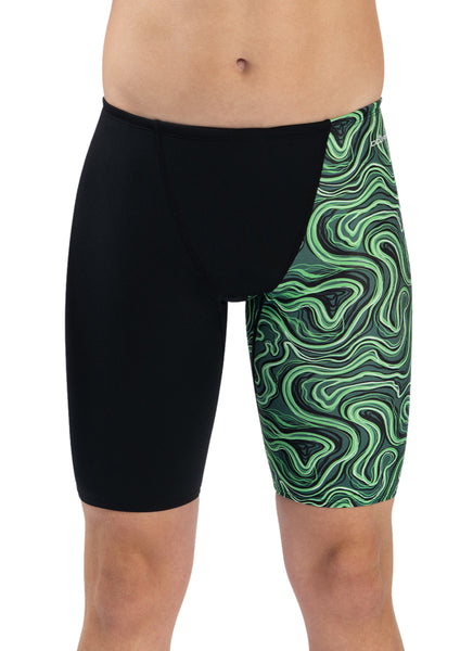 Dolfin Men's Reliance Tsunami Asymmetrical Jammer Swimsuit at