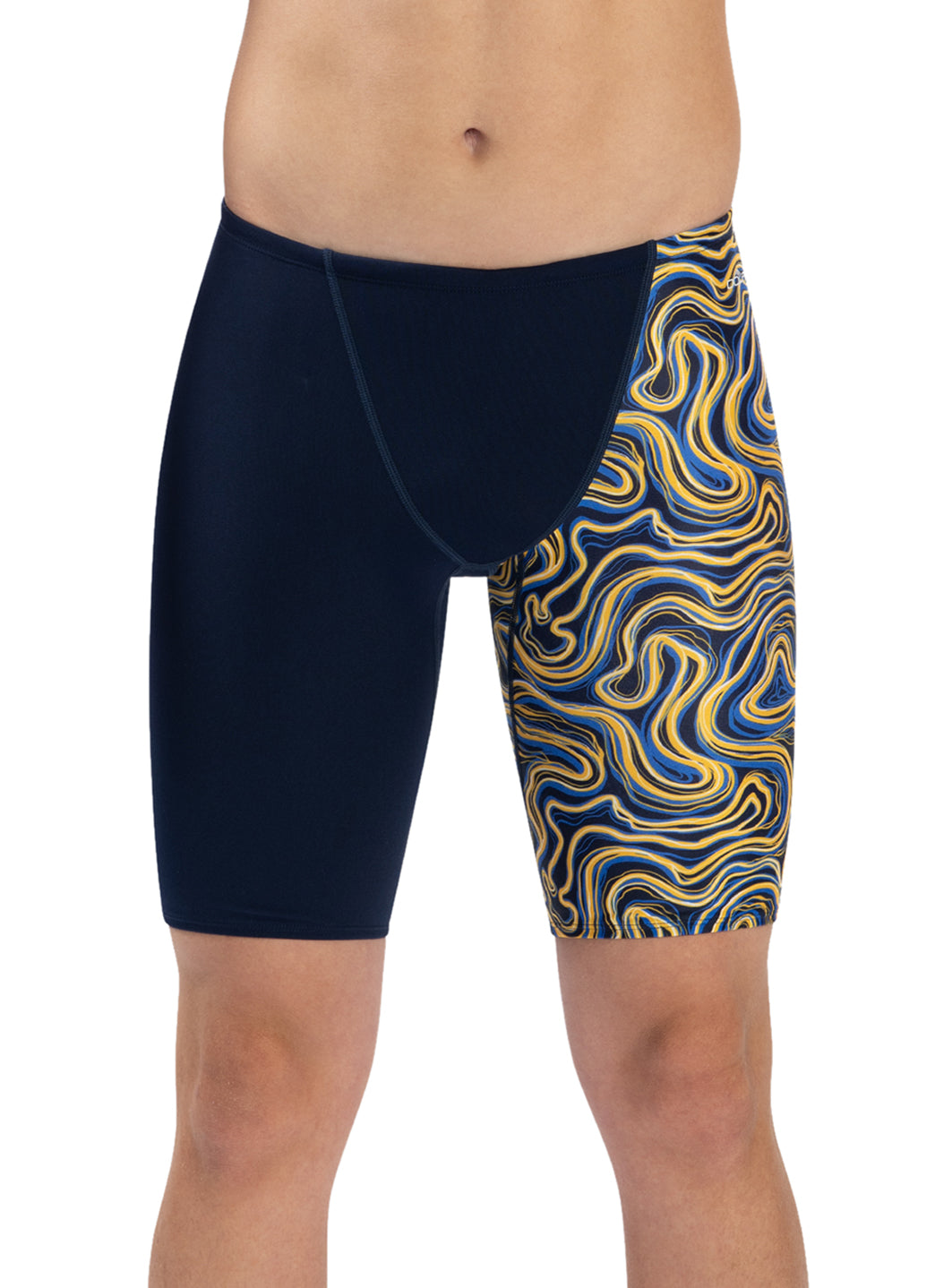Dolfin Men's Reliance Tsunami Asymmetrical Jammer Swimsuit at