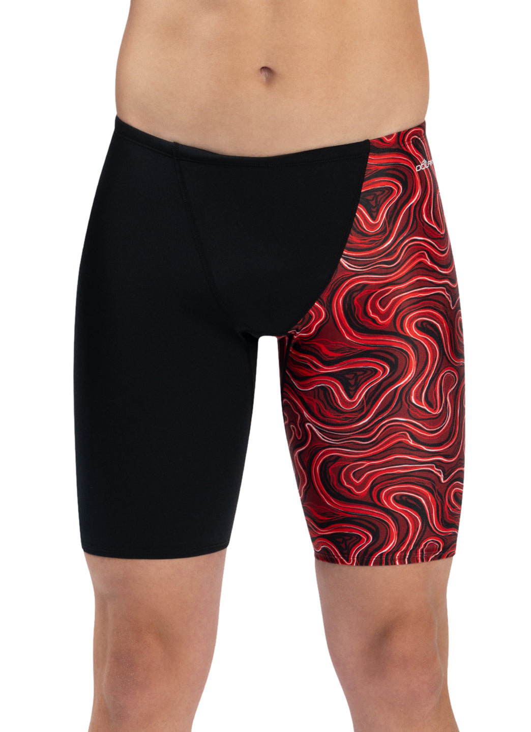 Dolfin Men's Reliance Tsunami Asymmetrical Jammer Swimsuit at