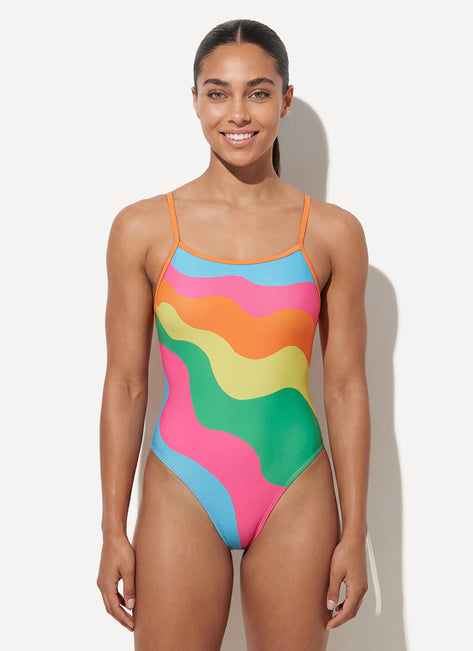 Sporti Glow With It Thin Strap One Piece Swimsuit (22-44)