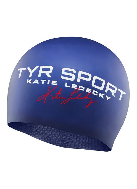 TYR Katie Ledecky Wrinkle Free Silicone Swim Cap
