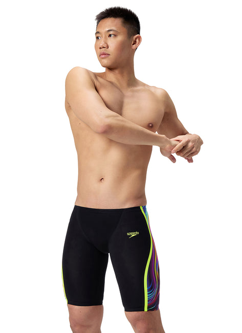 Speedo Men's Printed LZR Intent 2.0 Jammer Tech Suit Swimsuit