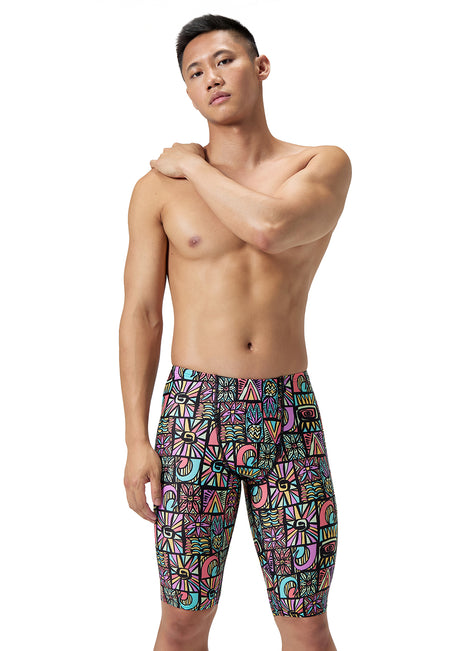 Speedo Vibe Men's Eco Printed Jammer Swimsuit