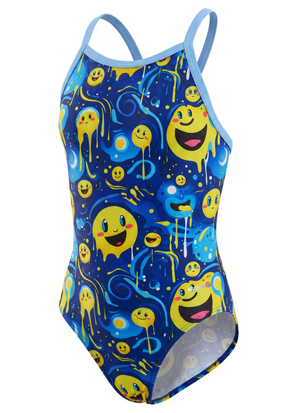 Sporti HydroLux Space Drip Thin Strap One Piece Swimsuit (22-44