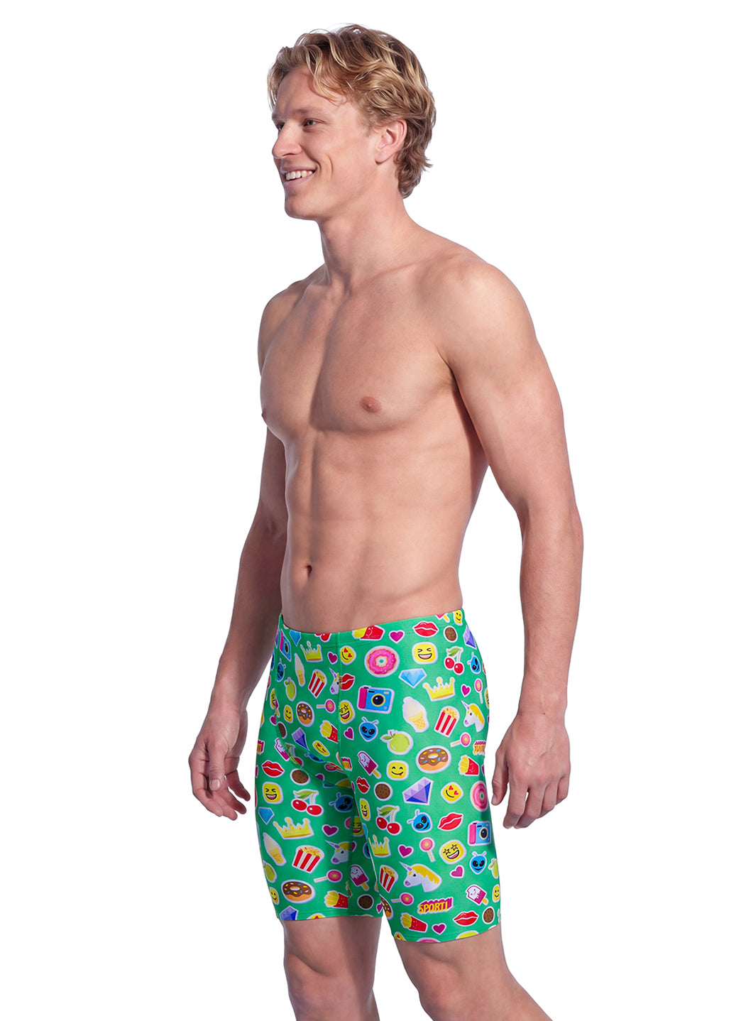 水着・ラッシュガード theredthread S bitter ring swimwear Sporti HydroLux Sticker Squad Jammer Swimsuit (22-44) at