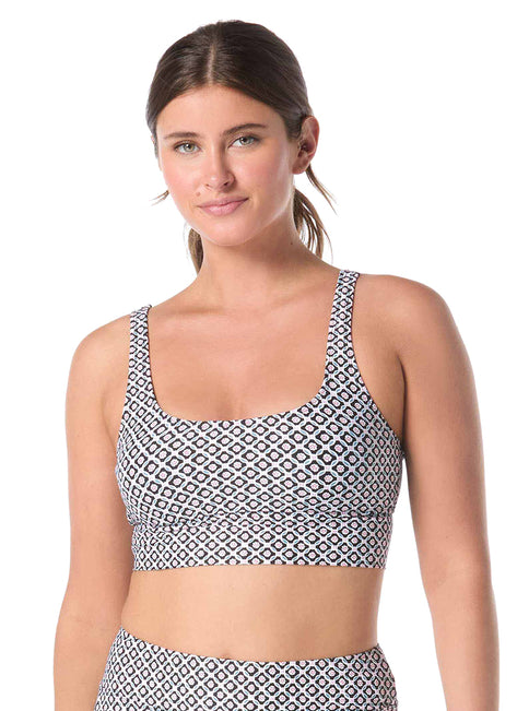 Beach House Women's Endless Summer Empower Crop Bikini Top