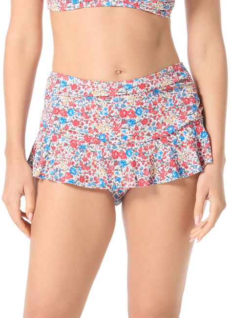 Beach House Women's Bella Flora Pique Penny Swim Skirt