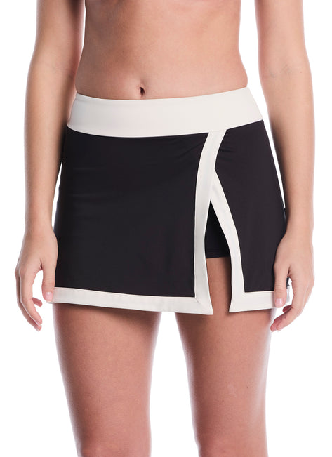 Nike Women's Bold Color Block Swim Skirt