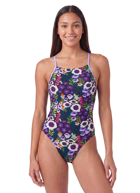Sporti HydroLux Spring Meadow Micro Back One Piece Swimsuit (26-40)