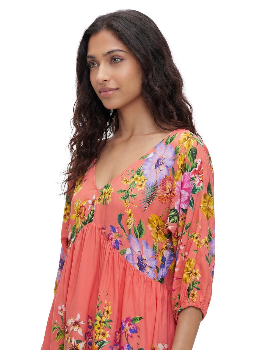Johnny Was Women's Kairi A-Line Dress Cover Up - Pink