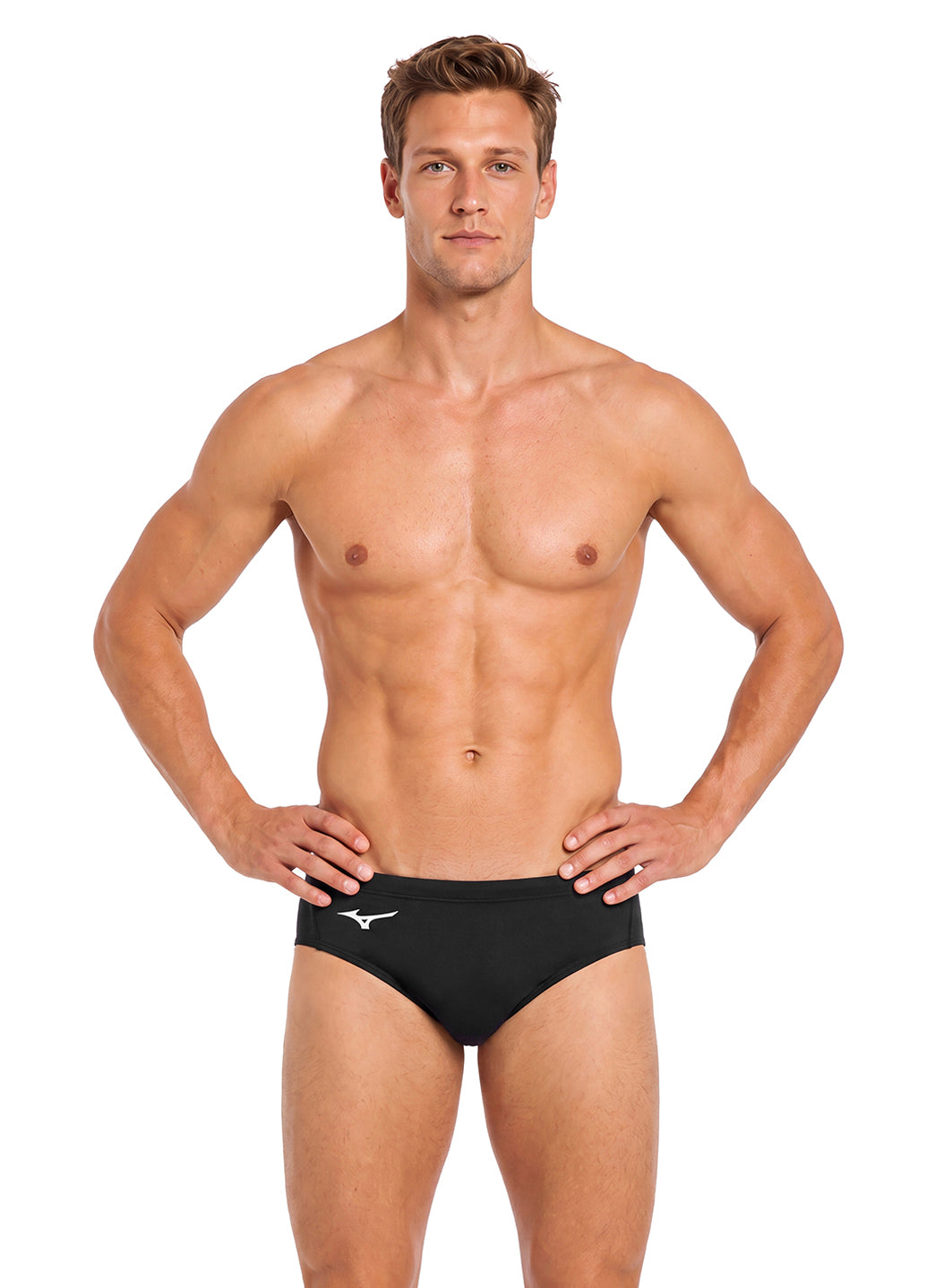 Mizuno Men's GX-Sonic Stream Brief Swimsuit Tech Suit Swimsuit at