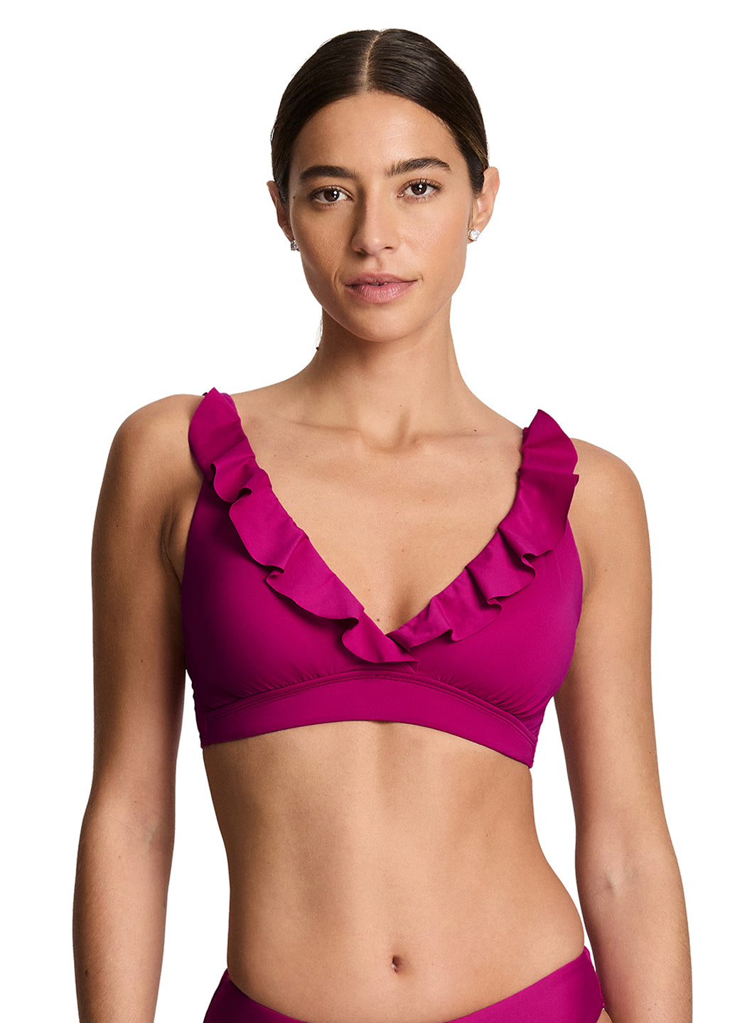 Lauren Ralph Lauren Women's Beach Club Solids Ruffle Underwire