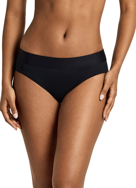 Lauren Ralph Lauren Women's Beach Club Solids Classic Band Bikini Bottom