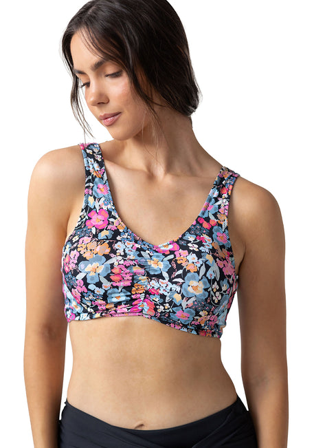 Nani Women's Odyssey 4- Way Reversible Bralette Bikini Top