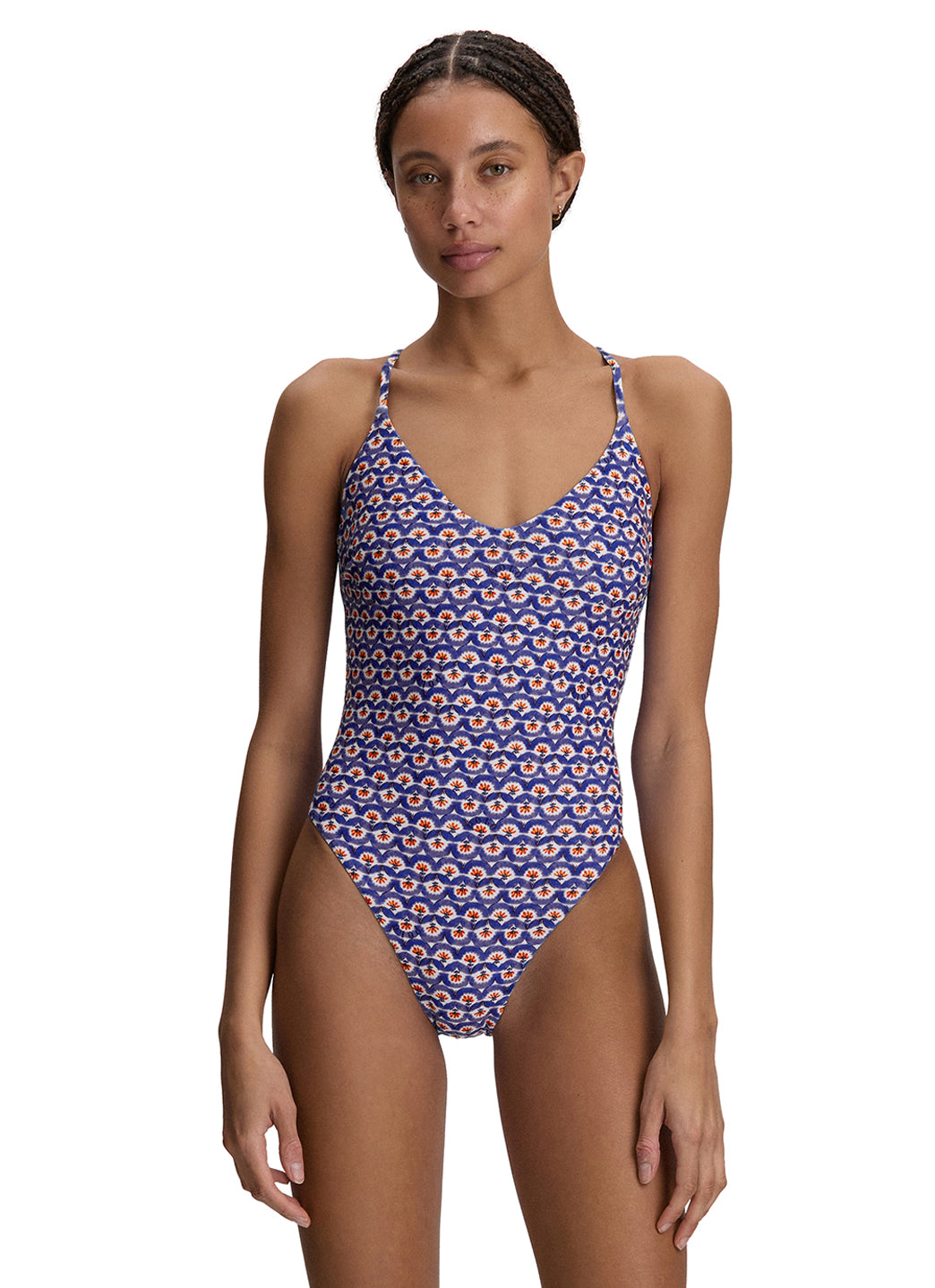 Polo Ralph Lauren Women's Merrow Cross Back Kennedy One Piece