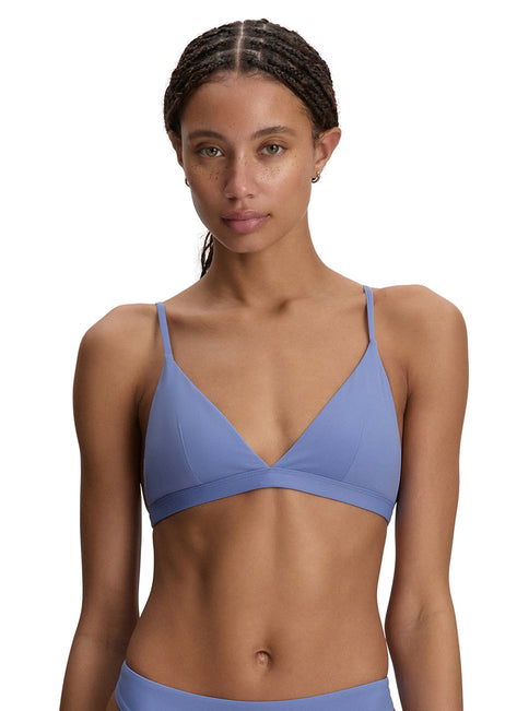 Polo Ralph Lauren Women's Minimal Solids V Neck Bralette Bikini Top