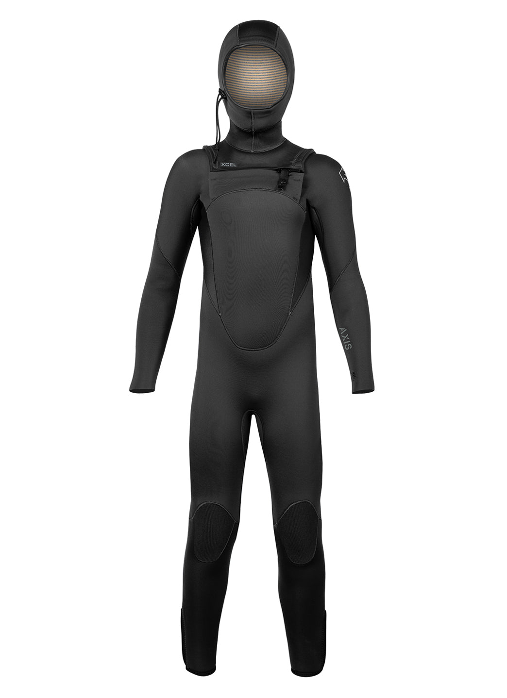 Xcel Youth 5/4mm Axis Chest Zip Hooded Full Wetsuit at SwimOutlet.com