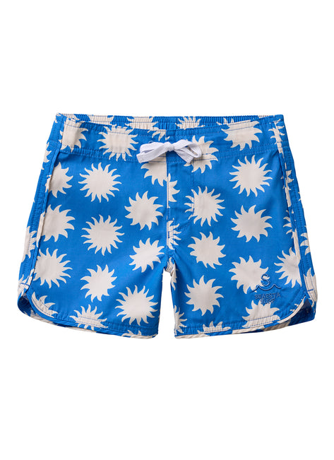 Seaesta Surf Boys' Scallop Soleil Retro Flare Board Short (Toddler, Little Kid, Big Kid)