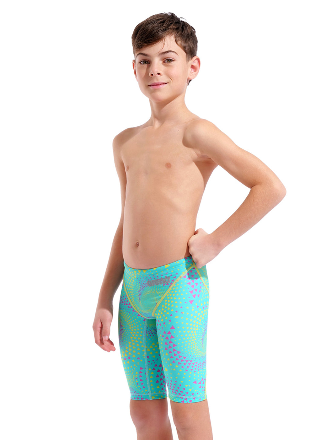 Arena Boys' Powerskin ST Next Seaglass LE Jammer Tech Suit