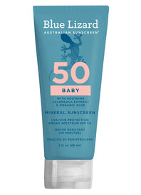 Blue Lizard Baby Mineral SPF 50 Sunscreen Lotion Tube 3 oz
