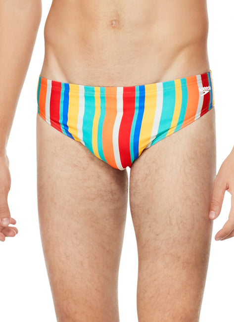 Speedo Vibe Men's Printed One Brief Swimsuit