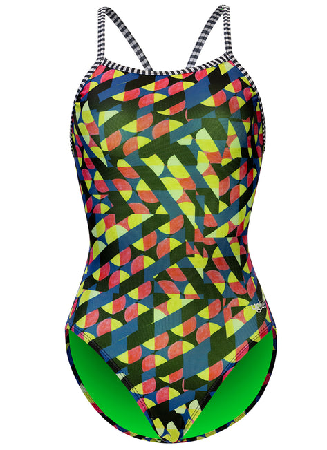 Dolfin Uglies Women's V-2 Back One Piece Swimsuit