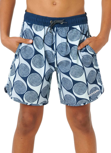 Rip Curl Boys' Aots Primary Volley Swim Trunk (Big Kid)