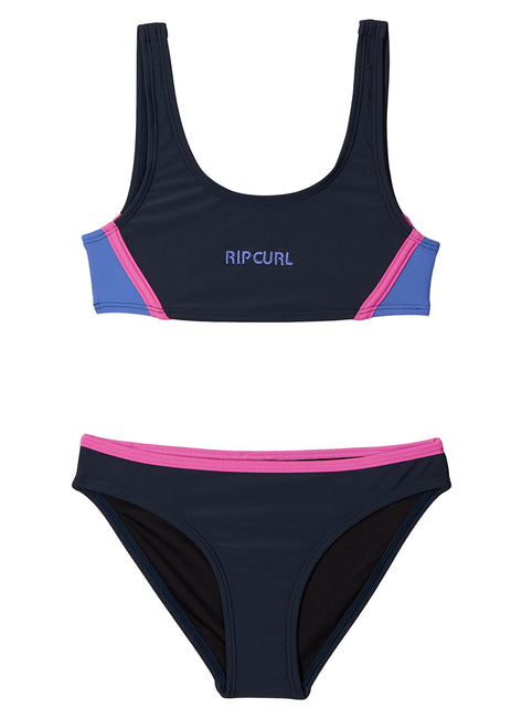 Rip Curl Girls' Surf Revival OG Two Piece Bikini Set (Big Kid)
