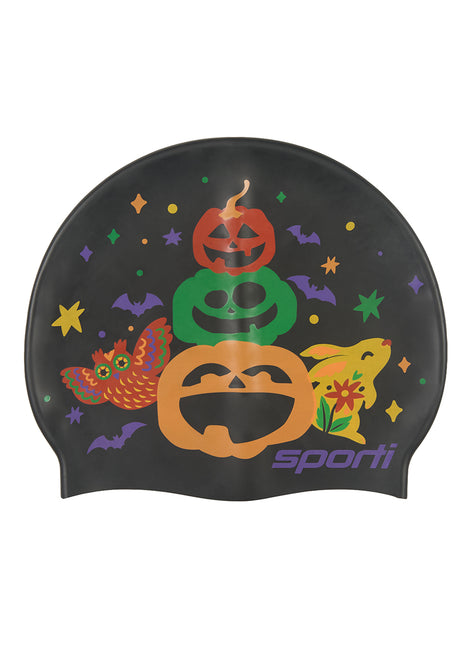 Sporti Harvest Haunt Silicone Swim Cap
