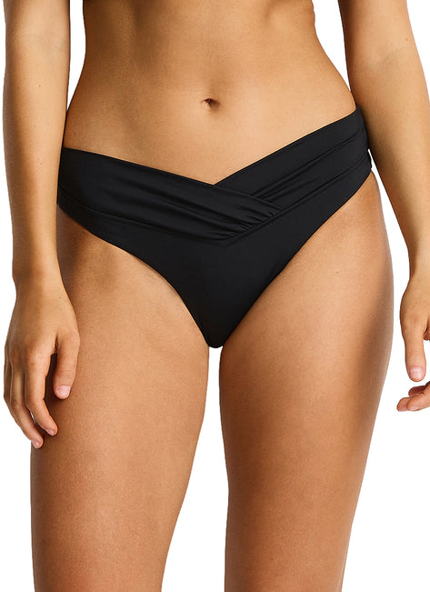 Sea Level Women's Essentials Edit V Front Bikini Bottom