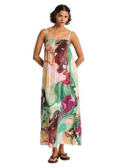 Sea Level Women's Abyss Maxi Bandeau Dress
