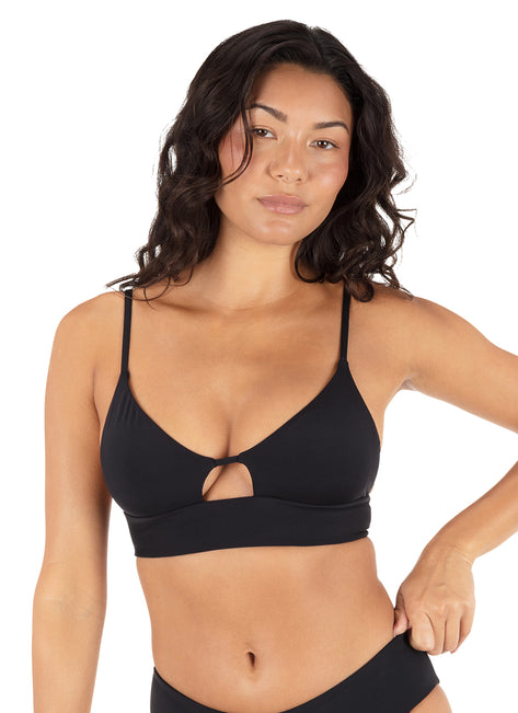 Hurley Women's Solid Bralette Bikini Top