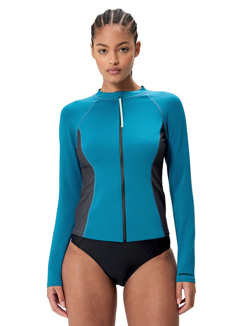 Speedo Women's Scuba Flex Long Sleeve Rash Guard