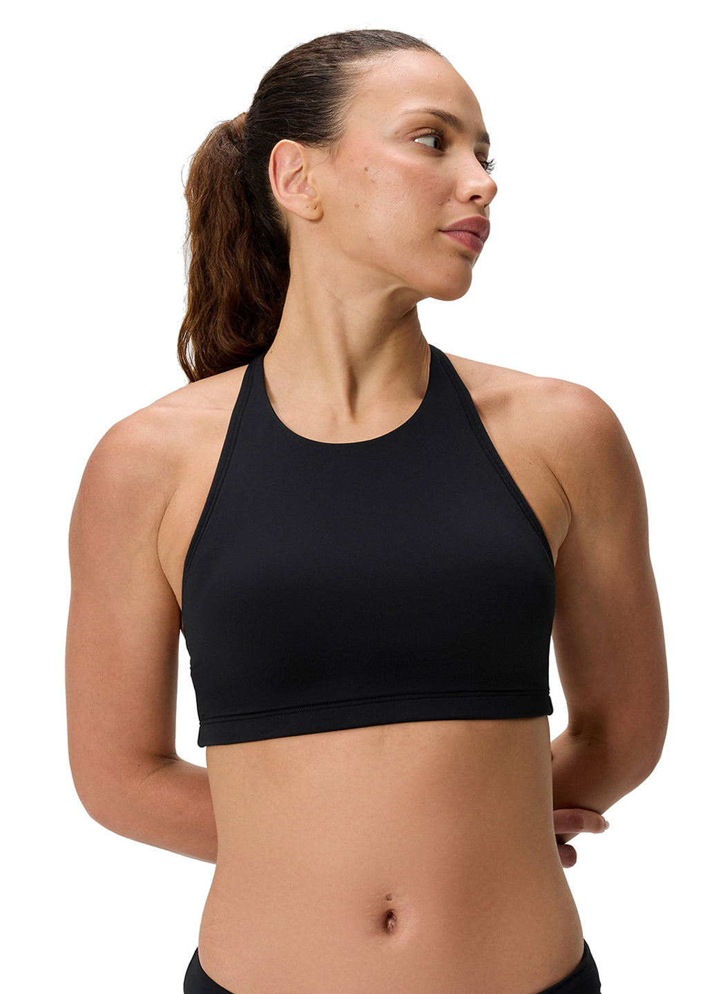 Speedo Women's Solid High Neck Bikini Top at SwimOutlet.com