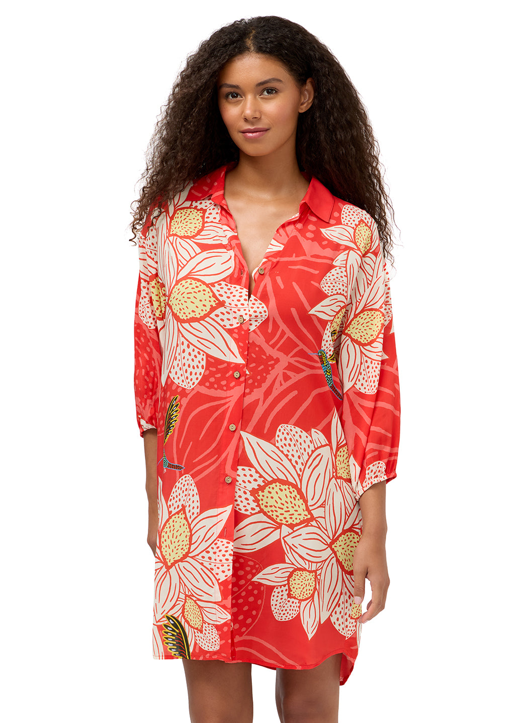 Johnny Was Women's Zerua JW x Ashley Percival Button Down Shirt