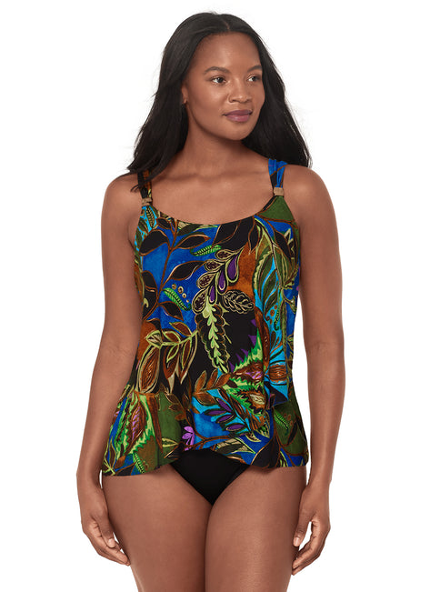 Miraclesuit Women's Amazonia Dazzle Tankini Top