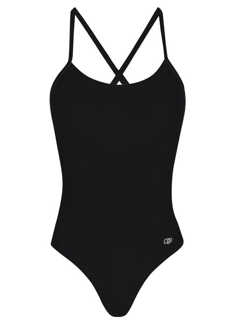 Q Swimwear Women's Sublimated Printed Tie Back One Piece Swimsuit