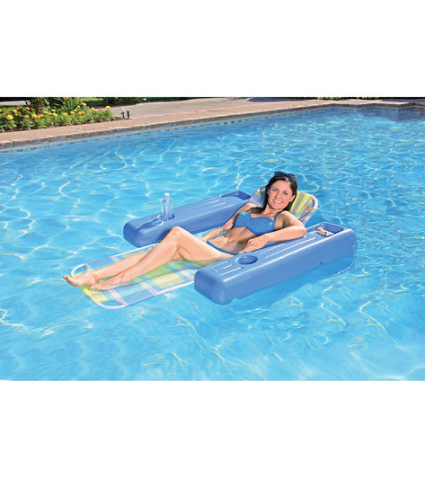 Poolmaster Caribbean Plaid Lounge-OBS